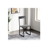 Eportatif Mutfak Sandalyesi Salon Balkon Atlantik Sandalye Füme 1419