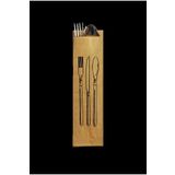 eposet Çatal Kaşık Baskılı Çizgili Şamua Kese Kağıdı 7x28 Cm 1 Kg