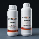 Epoxar 1.50 kg Şeffaf Epoksi Reçine Set Yüksek Parlaklık 2:1 Profesyonel Set Takı Hobi ve Masa İçin Sıvı Ürün