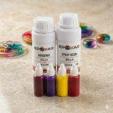 Epoxar 750G Şeffaf Epoksi Reçine Kit + 4'lü Renkli Pigment Boya Avantaj Paketi(Menekşe,sarı,kırmızı,mor)80 ml