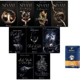 Epsilon Yayınevi Beyza Aksoy 9 Kitap Set Karton Kpk/siyam 4 Ktp+Siyah Kuğu 3 Ktp+Açık Yaralar 2 Ktp(Filtre Kahve Hdy)