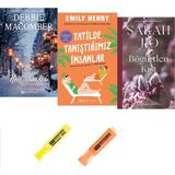 Epsilon Yayınevi Noel Şarkısı + Tatilde Tanıştığımız Insanlar + Böğürtlen Kışı / 3 Kitap Set ( 2 Kalem Set Hdy)