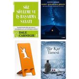 Epsilon Yayınevi Söz Söyleme ve Iş Başarma Sanatı - Dale Carnegie + Kuzey Işıklarının Şarkısı + Telefon Tutucu + Bir Kar Tanesi