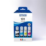 Epson 101 Cyan-Magenta-Yellow-Black Mavi-Kırmızı-Sarı-Siyah T03V6 4'lü Multipack Kartuş