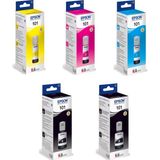 Epson 101 Ecotank L6190 Uyumlu 4+1 Mürekkep Takımı PRO Set - 4 Renk Standart Kapasite Uyumlu Modeller