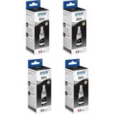 Epson 664 L365 Uyumlu Dörtlü Black Mürekkep Takımı - Siyah