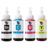 Epson 664 Uyumlu L382,l386,l3050,l3060,l3070,l565 4 Renk Muadil Mürekkep Seti