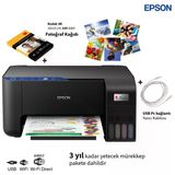Epson Çok Fonksiyonlu Renkli Tanklı Wi-Fi Yazıcı Usb Bağlantı Destekli Baskı Tarama Kopyalama Özellikli Enerji Tasarruflu Heat-Free Teknolojili Yazıcı