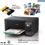 Epson Ecotank Kablosuz Renkli Tanklı Yazıcı Fotokopi Tarayıcı Özellikli Wi-Fi Direct Destekli Düşük Maliyetli Mürekkep Tankı Teknolojili Akıllı Yazıcı