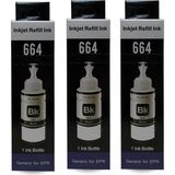 Epson Ecotank L3070 Uyumlu Siyah Muadil Mürekkep 3X70 ml (Toplam 210 Ml) - Çok Renkli - Genel