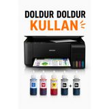 EPSON EcoTank L3250 Photoink Mürekkepli Wi-Fi Çok Fonksiyonlu Yazıcı + 1 Siyah Mürekkep Hediyeli