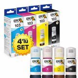 Epson EcoTank L3250 Yazıcı İçin Muadil 4 Renk Mürekkep Set