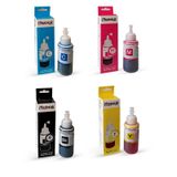 EPSON EcoTank L386 için 4renk 1 Takım Photoink Mürekkep
