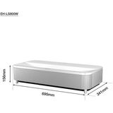 Epson Eh-Ls800w 4000 Lümen Beyaz Süper Ultra Kısa Mesafe Android Lazer 4K Projeksiyon Cihazı-Ambalaj Hasarlı Sıfır Ürün