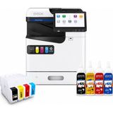 Epson Enterprise AM-C550 Dolabilen Sistemli Yazıcı + 100.000 Sayfa Mürekkep Seti - Beyaz
