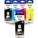 Epson Ep101 Uyumlu 4 Renk Mürekkep Kartuş Seti +1 Siyah Hediyeli E101-l6290-bk