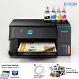 Epson Kablosuz Renkli Tanklı Yazıcı Dubleks Baskı Fotokopi Tarayıcı Özellikli Wi-Fi Direct Destekli Düşük Maliyetli Mürekkep Tankı Teknolojili Renkli Lcd Ekranlı Akıllı Dupleks Yazıcı