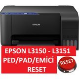 Epson L3150 - L3151 - L3110 Ped/Pad/Emici Dolu Reset
