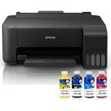 Epson L3250 Inktec Süblimasyon Mürekkepli Yazıcı 4 Renk Bitmeyen Kartuşlu Transfer Baskılar Için - Siyah