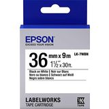 Epson LabelWorks LK Ruban-7WBN – etiket – Siyah üzerine beyaz, C53S657006