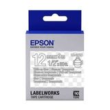 Epson LK-4TWN Transparan Üzerine Beyaz Etiket