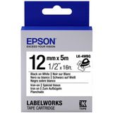 Epson Lk-4wbq Iron Siyah-Beyaz 12 mm 9 m Etiket