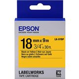 Epson LK-5YBP Pastel Sarı-Siyah 18 mm 9 m Etiket