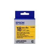 Epson Lk-5Ybw Güçlü Yapışkanlı Sarı Üzeri Siyah 18Mm 9Metre Etiket