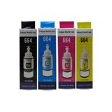 EPSON Muadil L382, L386, L455, L486, L555, L565, L585, L1300 4 Renk Mürekkep Seti