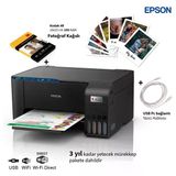 Epson Renkli Tanklı Yazıcı Baskı Tarama Fotokopi Wi-Fi Wi-Fi Direct Usb Bağlantılı Mürekkep Püskürtmeli Çok Fonksiyonlu Ev Ve Ofis Tipi Ekonomik Yazıcı