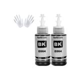 EPSON SİYAH Muadil 664 L382,l386,l3050,l3060,l3070,l565 MUADİL Mürekkep 2ADET