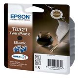 Epson T0321-C13T03214220 Siyah 2'li Kartuş