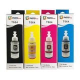 Epson T664 4 Renk Takım Mürekkep T6641 / T6642 / T6643 / T6644 L200/l220/ L355/ L365 Uyumlu