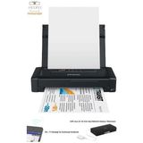 Epson Taşınabilir Şarjlı Yazıcı A4 A5 A6 Destekli Wi-Fi Mobil Renkli Mürekkep Püskürtmeli Mini Yazıcı + Hediye 1 Paket A4 Fotokopi Kağıdı Avantajlı - Siyah