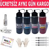 Epson Xp-315 322 325 4X500ml Muadil Mürekkep Seti Duruınk 4 Renk Kartuş Dolum Mürekkebi