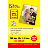 Epson Yazicilar Icin Yapiskanli Sticker Fotograf Kagidi 10X15 50 Yaprak Parlak 200 Gr