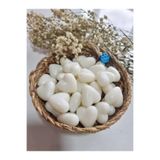 EQMQ STORE KOZMETİK Mini Kalpli Dekoratif Kokulu Sepetli Beyaz Sabun (Sepet içerisinde 30 Adet 2*2 cm)