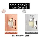 Equal Classic Avantajlı Çift Parfüm Seti (Parfüm 75 Ml (K) + 75 Ml (E) + (2 Adet Deo 150 Ml)