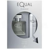 Equal Classic Gift Set For Men - Edt 75 Ml + Deodorant 150 Ml
