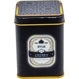 ER008-V2 Trellis Desenli Kare Metal Saklama Kabı 8x8 cm