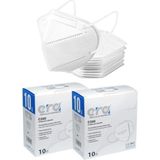Era C-200 Ventilsiz N95 Solunum Maskesi 10 Adet Ergonomik Tasarım ile Rahat Kullanım