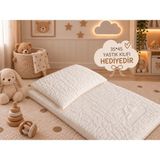 Era Huzur Erahuzur Mia Tam Ortopedik Bebek Yatağı - %100 Organik Yıkanabilir Pamuk Kumaş - 70 x 110 x 10 cm