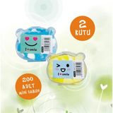 Era Sabun 2'li Paket 200 Mini Parfümlü Elde Eriyen Kağıt Sabun Öğrenci Okul Seyahat Kamp Piknik El Sabunu - MAVİSARI