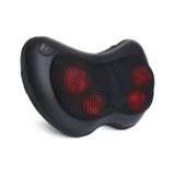 Eragon Shiatsu Black Ovmalı Boyun Bel Sırt Karın Ayak Masaj Aleti Masaj Yastığı Siyah