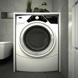 Erahome Mine Çamaşır Makinesi Alt Dolabı Kapaksız Beyaz (509931611) Beyaz