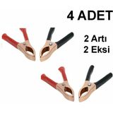 Eraks Car Accesories Akü Maşası Lüx 4 Adet 2 Takım Mini Akü Takviye Maşa 2 Artı 2 Eksi
