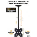 Eranura Strong 42" Inç - 106 Uyumlu Ekran Tv- Lcd-led-monitör Televizyon Hareketli Tavan Askı Aparatı