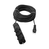 Eraplast 3 x 1,5 mm Uzatma Kablolu 3'lü Kauçuk Grup Prizler 35 m