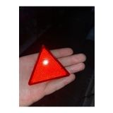 ERAS Üçgen Ufak Reflektör 6.5cm Kırmızı (4 ADET)