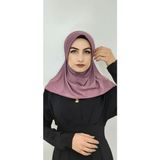 Erasra Class Takmatik Hazır Esarp Hijap Leylak